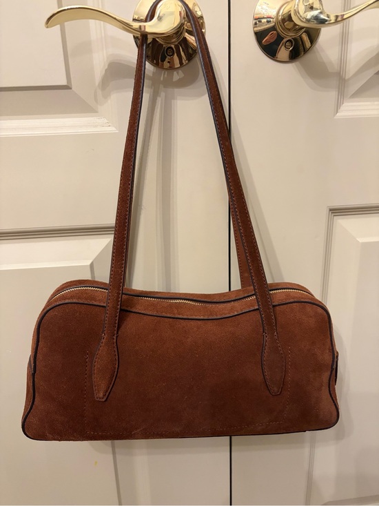 Madewell Handbags - Madewell Brown Suede Shoulder Bag